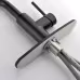 Stainless Steel Matte Black Single Handle Pull Out Spray, Kitchen Faucet