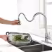 Single Handle High Pull Out Kitchen Faucet, Single-stage Stainless Steel Kitchen Sink Faucet, With Pull Down Spray