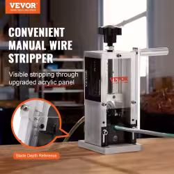 VEVOR Manual Wire Stripping Machine, Copper Stripper With Hand Crank Or Drill Powered, Visible Stripping Depth Reference, Portable Aluminum Frame Wire Peeler For Scrap Copper Recycling VEVOR Manual Wire Stripping Machine, Copper Stripper With Hand Crank Or Drill Powered, Visible Stripping Depth Reference, Portable Aluminum Frame Wire Peeler For Scrap Copper Recycling