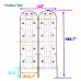 2 Pack Metal Garden Trellis Rustproof Trellis For Climbing Plants Outdoor Flower Support Brown