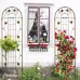 2 Pack Metal Garden Trellis Rustproof Trellis For Climbing Plants Outdoor Flower Support Brown 2 Pack Metal Garden Trellis Rustproof Trellis For Climbing Plants Outdoor Flower Support Brown