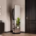 Full Ength Mirror, Rubber Wood Mirror 65.7x17.7 Inches Mirror Width 13.7 Inches Large Full Length Mirror Easy To Dress Organize And Place In The Bedroom Living Room Office Cloakroom