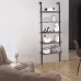 5 Floors Against The Wall Fixed Bookshelves Retro Style 5 Floors Against The Wall Fixed Bookshelves Retro Style