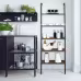 5 Floors Against The Wall Fixed Bookshelves Retro Style