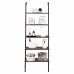 5 Floors Against The Wall Fixed Bookshelves Retro Style