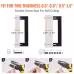 VEVOR 10 Pack Cabinet Pulls, 3in 76mm Center To Center Slim Square Kitchen Cabinet Drawer, Stainless Steel Modern Kitchen Cupboard Door Handles For Kitchen Bathroom Bar Hardware Matte Black VEVOR 10 Pack Cabinet Pulls, 3in 76mm Center To Center Slim Square Kitchen Cabinet Drawer, Stainless Steel Modern Kitchen Cupboard Door Handles For Kitchen Bathroom Bar Hardware Matte Black