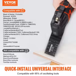 VEVOR 50PCS Oscillating Saw Blades, Universal Quick Release Oscillating Saw Blades, Multitool Tool Blades For Wood Plastic Aluminum, VEVOR 50PCS Oscillating Saw Blades, Universal Quick Release Oscillating Saw Blades, Multitool Tool Blades For Wood Plastic Aluminum,
