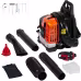 VEVOR Backpack Leaf Blower, 52CC 2-Cycle Leaf Blower With 1.37L Fuel Tank, 480CFM Air Volume 175MPH Speed, Ideal For Lawn Care, Leaf Cleaning, And Snow Removal