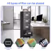 4 Drawer Vertical File Cabinet On Wheels, Lockable Office Files Storage Cabinet With Handle And Name Card,Mobile Storage Cabinet For Office And Home,Assembly Required,Black 4 Drawer Vertical File Cabinet On Wheels, Lockable Office Files Storage Cabinet With Handle And Name Card,Mobile Storage Cabinet For Office And Home,Assembly Required,Black