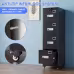 4 Drawer Vertical File Cabinet On Wheels, Lockable Office Files Storage Cabinet With Handle And Name Card,Mobile Storage Cabinet For Office And Home,Assembly Required,Black 4 Drawer Vertical File Cabinet On Wheels, Lockable Office Files Storage Cabinet With Handle And Name Card,Mobile Storage Cabinet For Office And Home,Assembly Required,Black