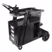 Welding Cart, 2Tier 4 Drawers Welder Cart With 265 LBS Weight Capacity, Swivel Wheels, Tank Storage Safety Chains, Heavy Duty Rolling MIG Welder Cart For Mig Welder And Plasma Cutter Welding Cart, 2Tier 4 Drawers Welder Cart With 265 LBS Weight Capacity, Swivel Wheels, Tank Storage Safety Chains, Heavy Duty Rolling MIG Welder Cart For Mig Welder And Plasma Cutter