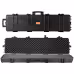Tactical Range Case, Outdoor Tactical Hard Case With 3 Layers Fully-protective Foams, 50 Inch Lockable Hard Tactical Range Case With Wheels, IP67 Waterproof & Crushproof Tactical Range Case, Outdoor Tactical Hard Case With 3 Layers Fully-protective Foams, 50 Inch Lockable Hard Tactical Range Case With Wheels, IP67 Waterproof & Crushproof