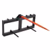 Hay Spear, Bale Spears 1600lbs Loading Capacity, Skid Steer Loader Tractor Attachment With 2pcs Stabilizer Spears, Quick Attach Spike Forks Hay Spear, Bale Spears 1600lbs Loading Capacity, Skid Steer Loader Tractor Attachment With 2pcs Stabilizer Spears, Quick Attach Spike Forks