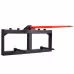 Hay Spear, Bale Spears 1600lbs Loading Capacity, Skid Steer Loader Tractor Attachment With 2pcs Stabilizer Spears, Quick Attach Spike Forks