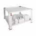 Laundry Pedestal With Storage Shelf, Washer And Dryer Base Stand Platform Universal Fit 660lbs Capacity, Heavy Duty Steel Multi-Functional Base For Washing Machine