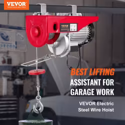Electric Hoist, 1320 Lbs Lifting Capacity, 1150W 110V Electric Steel Wire Winch With Wireless Remote Control, 40ft Single Cable Lifting Height & Pure Copper Motor, For Garage Warehouse Factory Electric Hoist, 1320 Lbs Lifting Capacity, 1150W 110V Electric Steel Wire Winch With Wireless Remote Control, 40ft Single Cable Lifting Height & Pure Copper Motor, For Garage Warehouse Factory