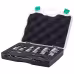 Annular Cutter Set, 6 Pcs Weldon Shank Mag Drill Bits, 1 2 To 1-1 16 Cutting Diameter, 1 Cutting Depth, M2AL High-Speed Steel, With Pilot Pin And Portable Case, For Using With Magnetic Drills