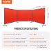 Welding Screen With Frame, 6X 8 3 Panel Welding Curtain Screens, Flame-Resistant Vinyl Welding Protection Screen On 12 Swivel Wheels