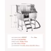 38 Dog Grooming Bath Tub Stainless Steel W Stairs Faucet Left Door