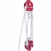 Twin Sheave Block And Tackle 1 2 X 100Ft Twin Sheave Block With Braid Rope 30-35KN 6600-7705LBS Double Pulley Rigging