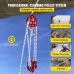 Twin Sheave Block And Tackle 1 2 X 100Ft Twin Sheave Block With Braid Rope 30-35KN 6600-7705LBS Double Pulley Rigging