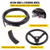 Hydraulic Boat Steering Kit, 300HP Hydraulic Steering Kit Helm Pump, Hydraulic Outboard Steeing Kit With 14 Feet Hydraulic Steering Hose For Boat Steering System