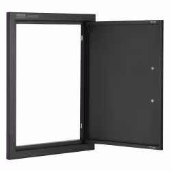 BBQ Access Door, 16W X 22H Inch Single Outdoor Kitchen Door, Cold Plate Flush Mount Door, Wall Vertical Door With Handle, For BBQ Island, Grilling Station, Outside Cabinet BBQ Access Door, 16W X 22H Inch Single Outdoor Kitchen Door, Cold Plate Flush Mount Door, Wall Vertical Door With Handle, For BBQ Island, Grilling Station, Outside Cabinet
