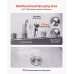 61 Inch Dog Grooming Bath Tub Stainless Steel W Ramp Water Filter Left
