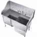 61 Inch Dog Grooming Bath Tub Stainless Steel W Ramp Water Filter Left 61 Inch Dog Grooming Bath Tub Stainless Steel W Ramp Water Filter Left