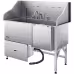 61 Inch Dog Grooming Bath Tub Stainless Steel W Ramp Water Filter 61 Inch Dog Grooming Bath Tub Stainless Steel W Ramp Water Filter