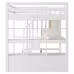Full Size Loft Bed With Desk And Shelves Full Size Loft Bed With Desk And Shelves