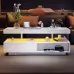 Led Coffee Table With 2 Drawer Storage, High Gloss Coffee Table For Living Room Open Storage Space Centre Table With 16-Color Led Lights,End Table For Home Office Furniture, White Led Coffee Table With 2 Drawer Storage, High Gloss Coffee Table For Living Room Open Storage Space Centre Table With 16-Color Led Lights,End Table For Home Office Furniture, White