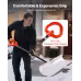 Plastic Snow Pusher Shovel 36in Heavy Duty Snow Plow For Driveway Ergonomic Grip