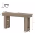 Long Console Table Wooden Rectangular Sofa Table Behind The Couch