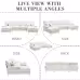 GOMYWAY Sectional Couches For Living Room Modular Sofa With Double Chaise U- Shaped Sofa Set With Chenille Fabric For Home Furniture GOMYWAY Sectional Couches For Living Room Modular Sofa With Double Chaise U- Shaped Sofa Set With Chenille Fabric For Home Furniture