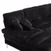 GOMYWAY Sectional Couches For Living Room Modular Sofa With Double Chaise U- Shaped Sofa Set With Chenille Fabric For Home Furniture GOMYWAY Sectional Couches For Living Room Modular Sofa With Double Chaise U- Shaped Sofa Set With Chenille Fabric For Home Furniture