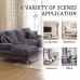 GOMYWAY Sectional Couches For Living Room Modular Sofa With Double Chaise U- Shaped Sofa Set With Chenille Fabric For Home Furniture GOMYWAY Sectional Couches For Living Room Modular Sofa With Double Chaise U- Shaped Sofa Set With Chenille Fabric For Home Furniture