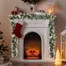 2 Pack 9FT Pre-lit Snow Flocked Christmas Garland, Lighted Artificial Xmas Garland With 200 Warm Lights And 440 Tips And Red Berries, For Front Door Gate Wall Xmas Party Decorations, Snowy Green 2 Pack 9FT Pre-lit Snow Flocked Christmas Garland, Lighted Artificial Xmas Garland With 200 Warm Lights And 440 Tips And Red Berries, For Front Door Gate Wall Xmas Party Decorations, Snowy Green