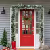 2 Pack 9FT Pre-lit Snow Flocked Christmas Garland, Lighted Artificial Xmas Garland With 200 Warm Lights And 440 Tips And Red Berries, For Front Door Gate Wall Xmas Party Decorations, Snowy Green 2 Pack 9FT Pre-lit Snow Flocked Christmas Garland, Lighted Artificial Xmas Garland With 200 Warm Lights And 440 Tips And Red Berries, For Front Door Gate Wall Xmas Party Decorations, Snowy Green