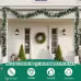2 Pack 9FT Pre-lit Snow Flocked Christmas Garland, Lighted Artificial Xmas Garland With 200 Warm Lights And 440 Tips And Red Berries, For Front Door Gate Wall Xmas Party Decorations, Snowy Green 2 Pack 9FT Pre-lit Snow Flocked Christmas Garland, Lighted Artificial Xmas Garland With 200 Warm Lights And 440 Tips And Red Berries, For Front Door Gate Wall Xmas Party Decorations, Snowy Green
