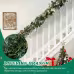2 Pack 9FT Pre-lit Snow Flocked Christmas Garland, Lighted Artificial Xmas Garland With 200 Warm Lights And 440 Tips And Red Berries, For Front Door Gate Wall Xmas Party Decorations, Snowy Green 2 Pack 9FT Pre-lit Snow Flocked Christmas Garland, Lighted Artificial Xmas Garland With 200 Warm Lights And 440 Tips And Red Berries, For Front Door Gate Wall Xmas Party Decorations, Snowy Green