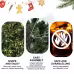Artificial 6.5ft Green Christmas Tree With 2225 PE PVC Mixed Branch Tips, 450L Warm White Led, Steel Wire, Hinged Premium & Foldable Base For Indoor Holiday Decorating