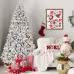 Artificial 4ft Flocked Christmas Tree With 366 PVC Branch Tips, Pine Conex21pcs, 150L Colorful Led, Memory Wire Iron Wire, Hinged Premium & Foldable Base For Indoor Holiday Decorating Artificial 4ft Flocked Christmas Tree With 366 PVC Branch Tips, Pine Conex21pcs, 150L Colorful Led, Memory Wire Iron Wire, Hinged Premium & Foldable Base For Indoor Holiday Decorating