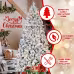 Artificial 4ft Flocked Christmas Tree With 366 PVC Branch Tips, Pine Conex21pcs, 150L Colorful Led, Memory Wire Iron Wire, Hinged Premium & Foldable Base For Indoor Holiday Decorating Artificial 4ft Flocked Christmas Tree With 366 PVC Branch Tips, Pine Conex21pcs, 150L Colorful Led, Memory Wire Iron Wire, Hinged Premium & Foldable Base For Indoor Holiday Decorating