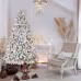 Artificial 4ft Flocked Christmas Tree With 366 PVC Branch Tips, Pine Conex21pcs, 150L Colorful Led, Memory Wire Iron Wire, Hinged Premium & Foldable Base For Indoor Holiday Decorating Artificial 4ft Flocked Christmas Tree With 366 PVC Branch Tips, Pine Conex21pcs, 150L Colorful Led, Memory Wire Iron Wire, Hinged Premium & Foldable Base For Indoor Holiday Decorating