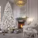 Artificial 4ft Flocked Christmas Tree With 366 PVC Branch Tips, Pine Conex21pcs, 150L Colorful Led, Memory Wire Iron Wire, Hinged Premium & Foldable Base For Indoor Holiday Decorating Artificial 4ft Flocked Christmas Tree With 366 PVC Branch Tips, Pine Conex21pcs, 150L Colorful Led, Memory Wire Iron Wire, Hinged Premium & Foldable Base For Indoor Holiday Decorating