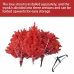 T3637P3398087FT Red Christmas Tree Pure Red PVC Tree With 1066 Tips, Hinged Branches For Easy Setup, Stable Metal Stand, Bold Holiday Decoration T3637P3398087FT Red Christmas Tree Pure Red PVC Tree With 1066 Tips, Hinged Branches For Easy Setup, Stable Metal Stand, Bold Holiday Decoration