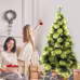 PARTYGO XMAS TREE Green Pine Needle Christmas Tree In 150CM & 180CM &210CM PARTYGO XMAS TREE Green Pine Needle Christmas Tree In 150CM & 180CM &210CM