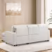 USTYLE Upholstery Sleeper Sectional Sofa With Storage Space, USB Port, 2 Cup Holders On Back Cushions USTYLE Upholstery Sleeper Sectional Sofa With Storage Space, USB Port, 2 Cup Holders On Back Cushions