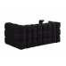 62.2length ,35.83inch Deepth ,human Body Structure For USA People, Marshmallow Sofa,boucle Sofa ,BLACK Color, 2 Seater
